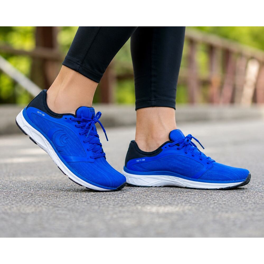 Topo Athletic ST-3 Womens Size 6 Blue Athleisure Running Shoes NWT Minimalist